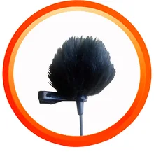 Акустический кошачий воротник петличный микрофон пушистый Чехол Открытый Живой микрофон для интервью крышка ветрозащитный чехол микрофон Wi