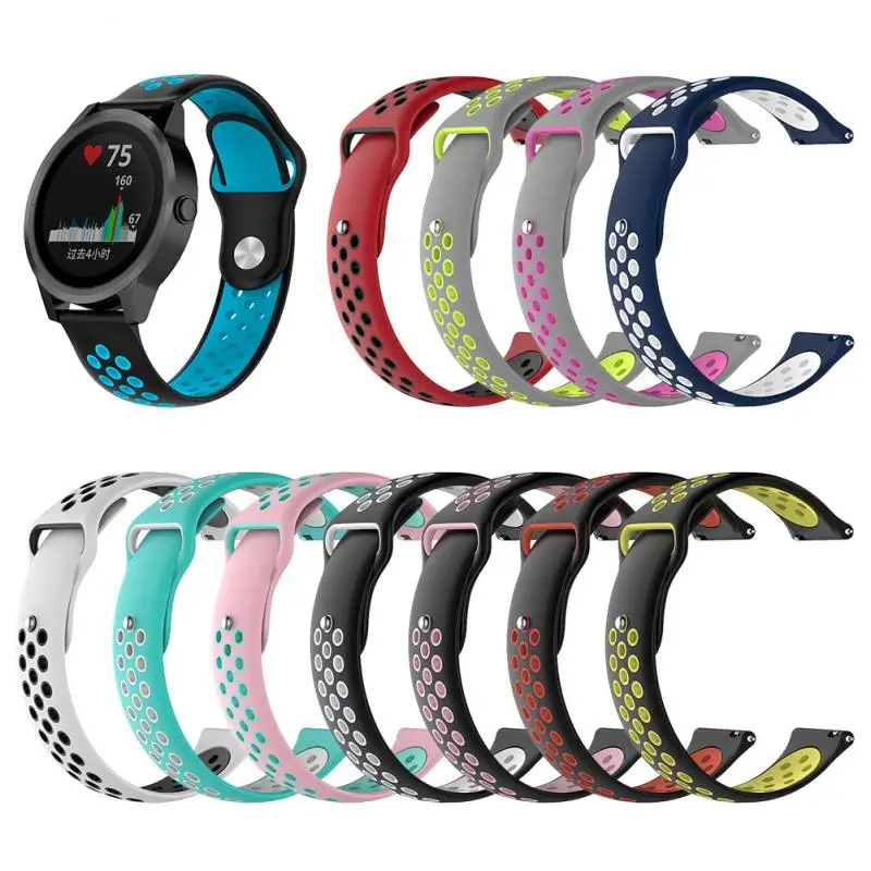 Многоцветной ремешок для Garmin Forerunner 645 music/245M силиконовый ремешок-браслет часов