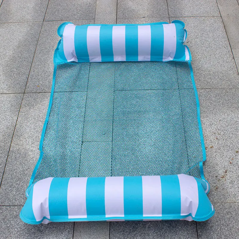 New Inflatable Water Hammock Home Outdoor Furniture Floating Bed Lounge Chair Garden Swimming Pool Float For Adult