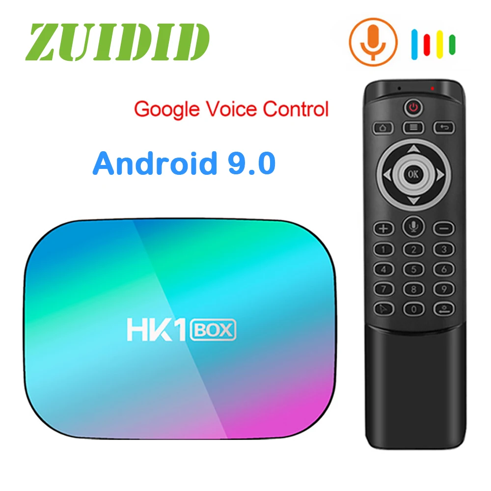 ТВ приставка Android 9 8K Amlogic S905X3 Smart TV 1000 м двухъядерный процессор Wi-Fi Google плеер Max 4 Гб