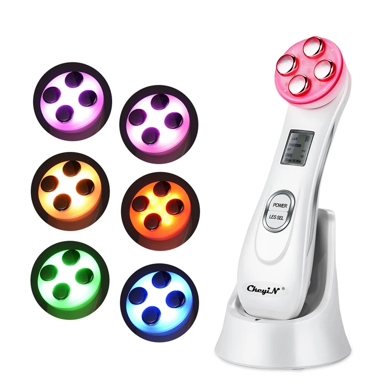EMS Mesotherapy RF Radio Frequency Facial Beauty Massager + Ultrasoic Skin Scrubber Deep Face Cleaning Nano Mister Face Sprayer