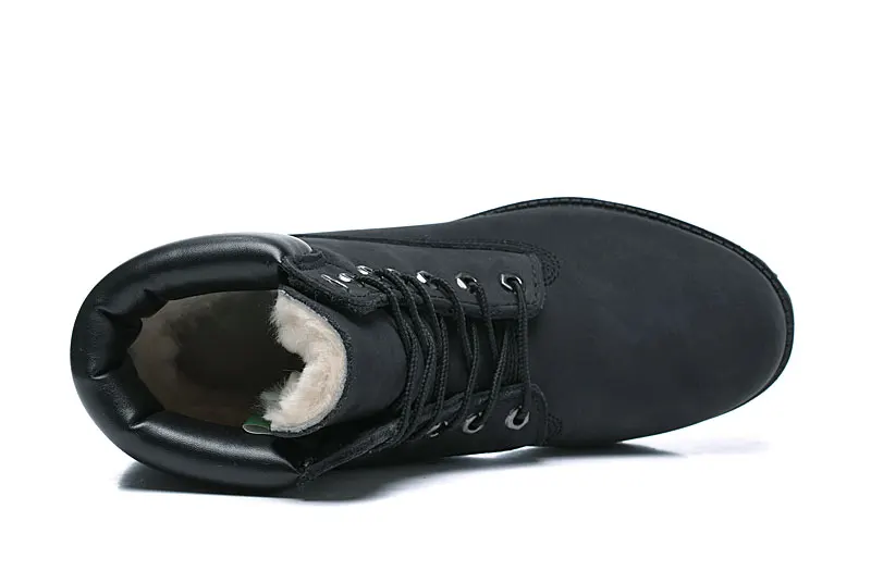 TIMBERLAND/уличные Зимние ботильоны премиум-класса; Натуральная шерсть; Мужская и женская обувь из натуральной кожи; Цвет пшеничный, желтый; повседневная обувь; размеры 36-44