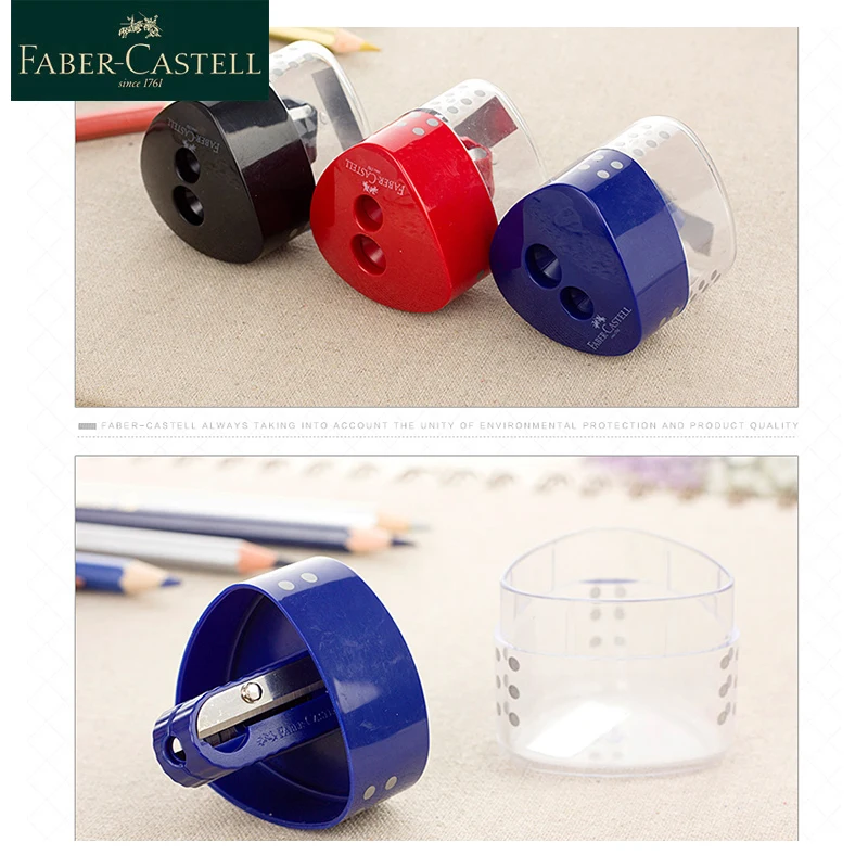 Faber Castell 1831 точилки для карандашей Резак Sacapuntas два отверстия точилка школьные