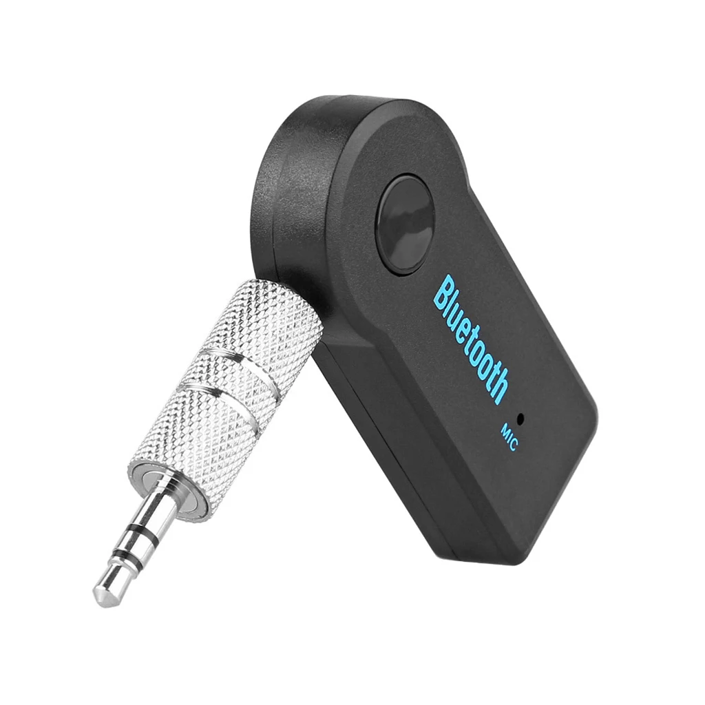 Mini Car 3.5mm Jack AUX Audio Wireless Bluetooth Receiver Handsfree Speaker
