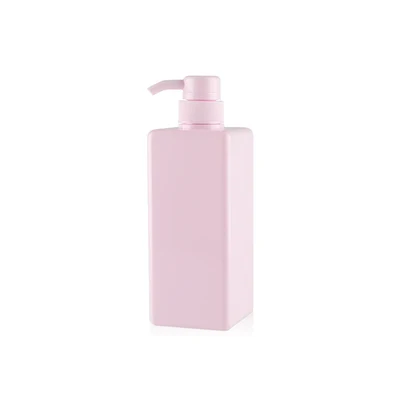 

10pcs 650ML pink Square lotion pump bottle PET Empty Cosmetic Container With Lotion Cream Pump Makeup Setting Pump