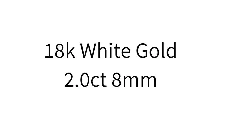 white 2.0ct 1ct 6,5 мм VVS1 DEF круглая огранка 18 К Желтое Белое золото кулон Муассанит с 18 К золотой цепочкой ожерелье для женщин в изящных ювелирных изделиях - Цвет камня: white 2.0ct