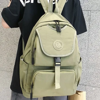 

JOYPESSIE Women Backpack High Quality Nylon Waterproof Student School Bag Female Casual Travel Bag Backpack Girls Mochilas