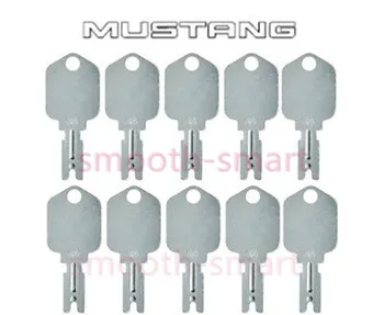 

For Mustang 166 Excavator key (Set of 10), Excavator Grader Dozer Mustang Parts