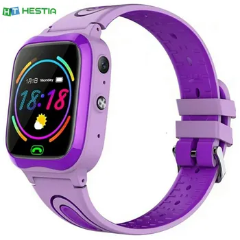 

Q7 English Type 2G Kids LBS Positioning Smart Phone Watch 500mAh GSRS SOS Children Waterproof Smart Bracelet with Silicone Strap