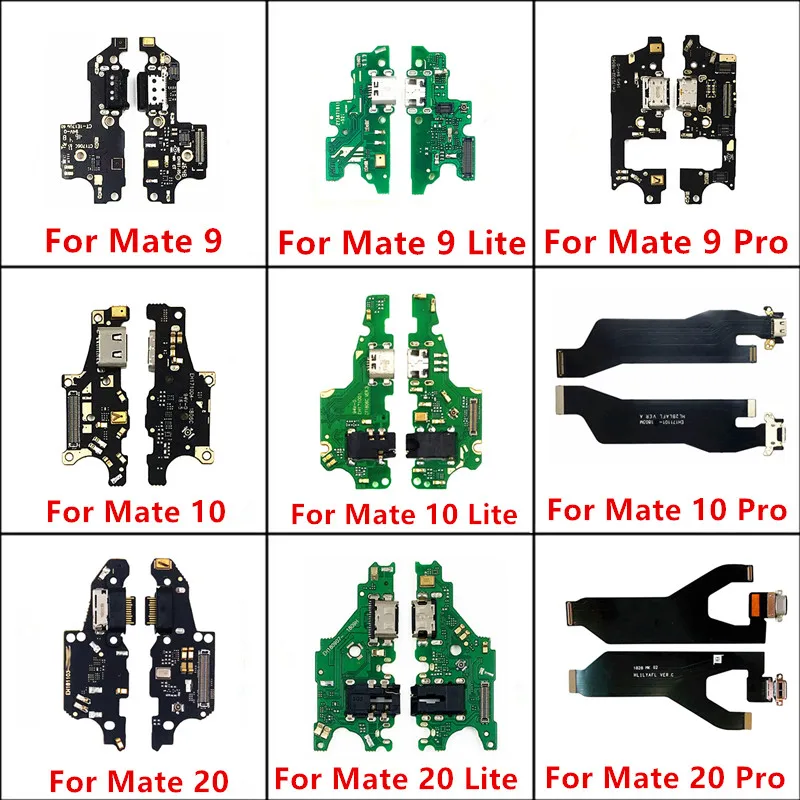 Replacement Parts USB Charging Port Connector Board Flex Cable With Microphone Mic For Huawei Mate 9 10 20 30 Lite Pro | Мобильные