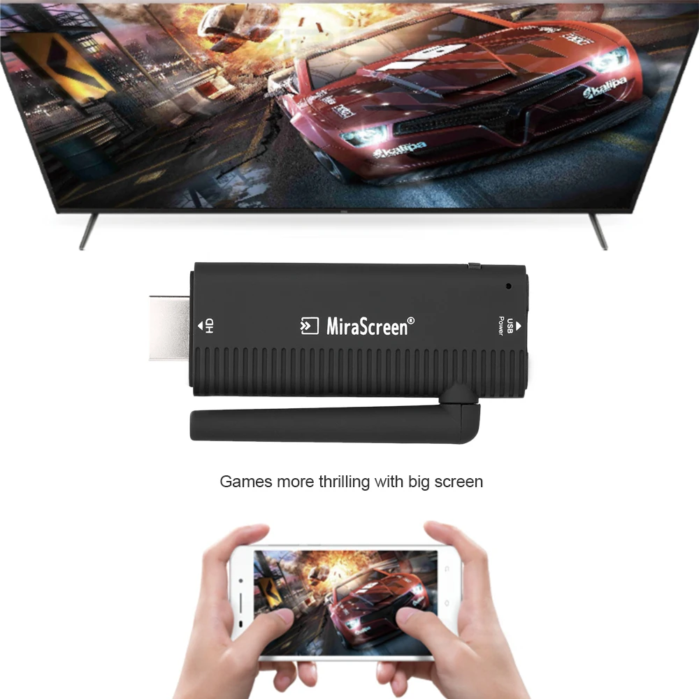 Беспроводной Wi Fi HDMI адаптер для дисплея Airplay Cast к телевизору iPad iPhone X XS MAX XR 6 7 8 Samsung