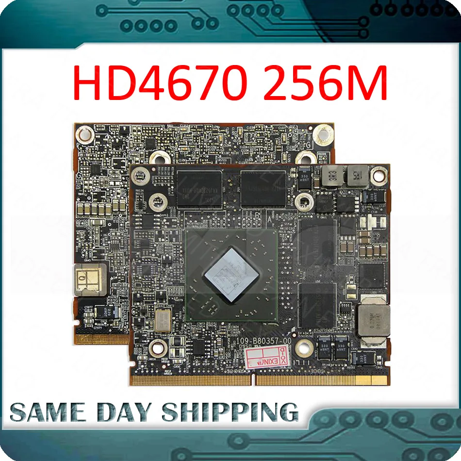 Оригинальная видеокарта Radeon HD4670 HD4670M 256 Мб Для iMac 2010 2009 A1312 A1311 109 B80357 00 VGA Видеокарта