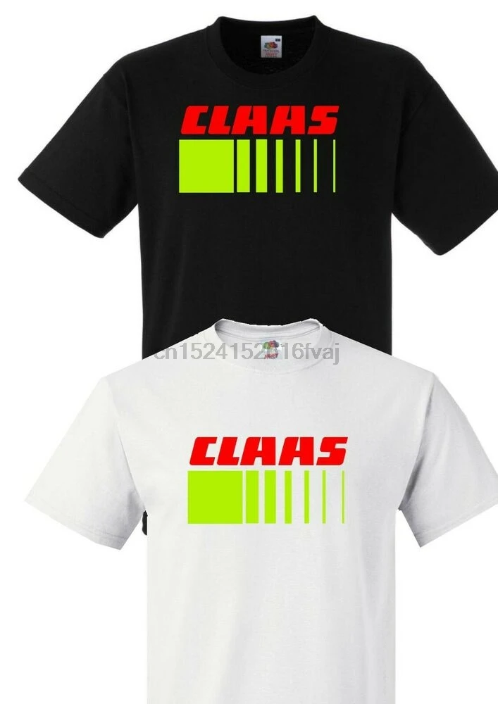 CLAAS логотип унисекс футболка S-3XL трактор сельское хозяйство энтузиастов комбайн