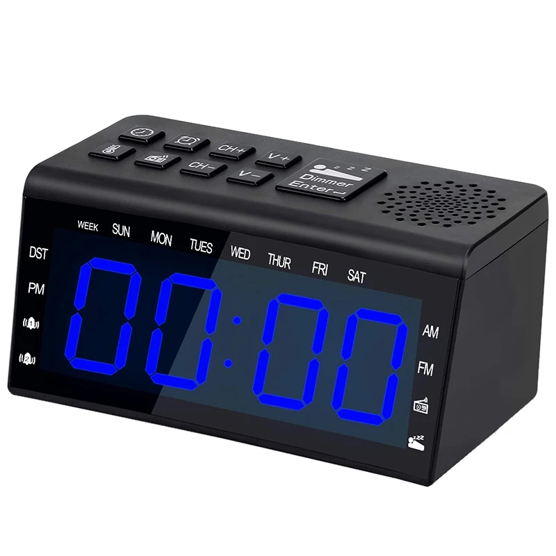 Будильник для тяжелых спящих Будильник Радио с FM AM будильник с USB зарядным устройством будильник для спальни с Slee