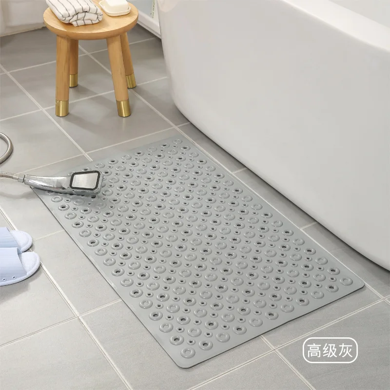 Hotel toilet foot pad bathroom non slip pad suction cup shower fall proof PVC floor pad