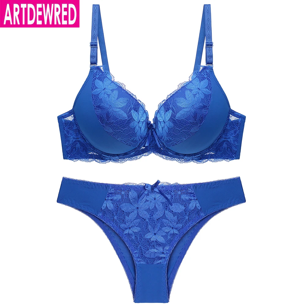 Big Size New Good Quality Women Bra Set Push Up Lace Bra Brief Sets Sexy Brassiere Embroidered Underwear Set 6 Big Size New Good Quality Women Bra Set Push Up Lace Bra Brief Sets Sexy Brassiere Embroidered Underwear Set - Image 6