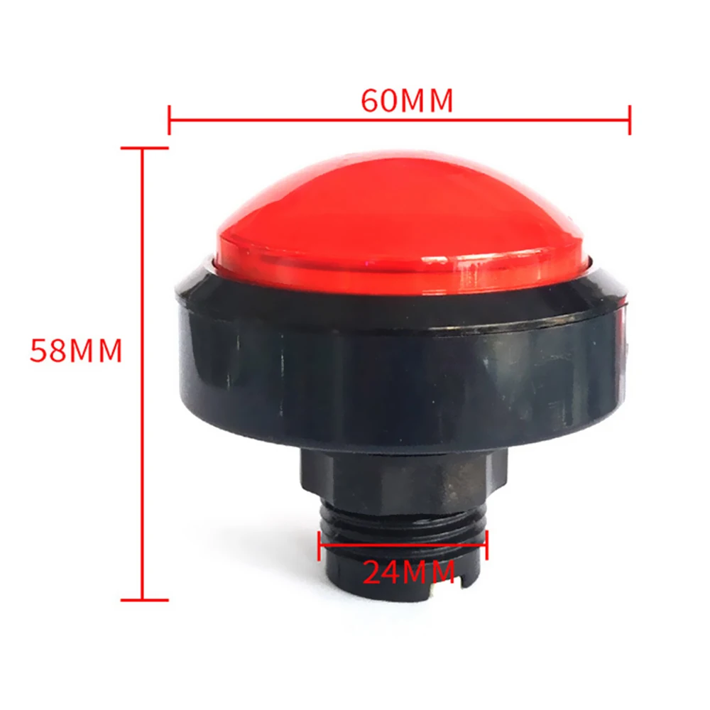 Lâmpada de Luz Led Redonda Grande para Jogadores de Videogame Fliperama lampada de luz led redonda grande para jogadores videogame fliperama 04