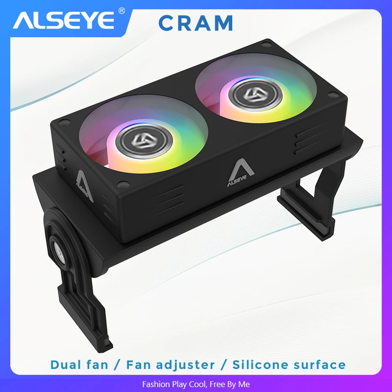 Alseye Ram Cooler Cooling Fan Ram Memory Cooler Met Dual 60Mm Fan Pwm 1200 2000Rpm Radiator Voor DDR2/3/4/5 Cooling|Fans & Cooling| - AliExpress