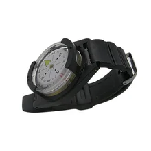 Открытый Кемпинг Туризм Велоспорт охота водонепроницаемые наручные часы дизайн Компас легкий портативный пластиковый браслет указатель