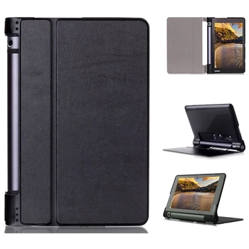 

For Lenovo Yoga Tab 3 8 Case Slim Smart Cover Case for Lenovo Yoga Tab 3 8.0-Inch Tablet (Black)