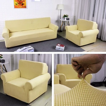

1/2/3/4 Seater Sofa Cover for Corner Sofa Chair Protector Couch Slipcover Couch Cover Clean Dustproof DIY Plush Modern