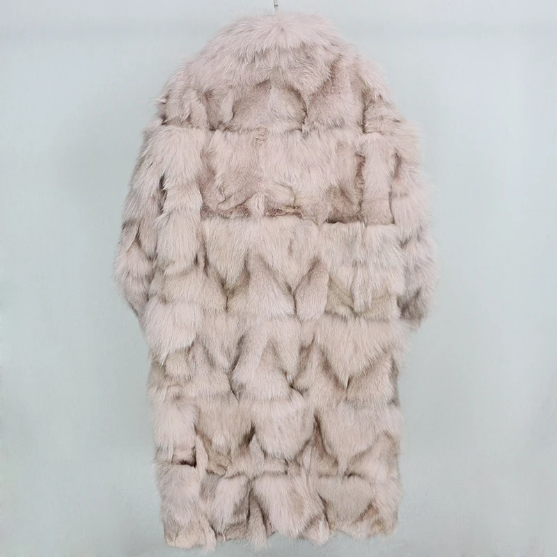 Женская длинная куртка OFTBUY, с натуральным лисьим мехом, зимняя теплая куртка на каждый день, модная уличная одежда