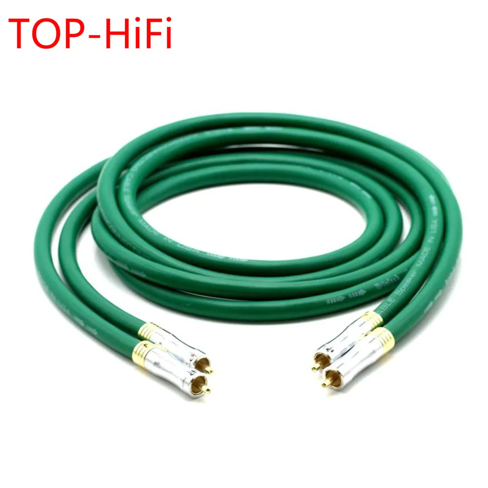 

TOP-HiFi MCINTOSH 2328 Audio Cable 7N Copper Mcintosh RCA Interconnect Audio Cable with Pailicce gold plated RCA Plugs