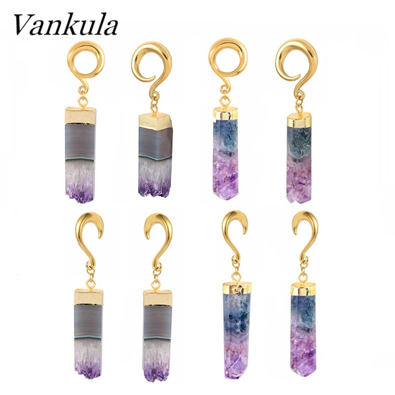 Vankula 316L ушные заглушки из нержавеющей стали туннели новые растяжки для тела