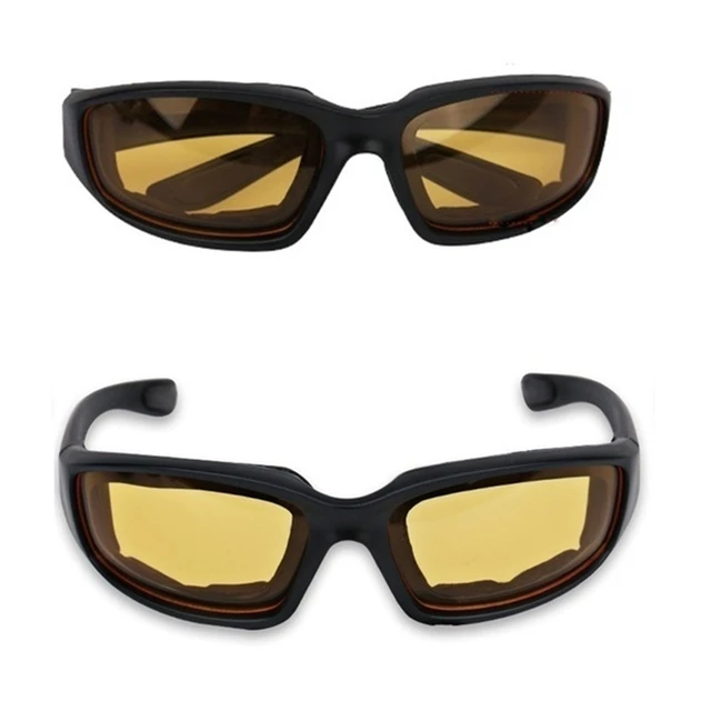 Car Anti-Glare Night Goggles Sunglasses Motorcycle Driving Glasses Night-Vision Glasses Protective UV400 Drivers Goggles yellow