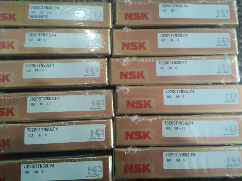NSK 7016CTYNSULP4 высокая скорость радиально-упорный подшипник машина Прецизионных
