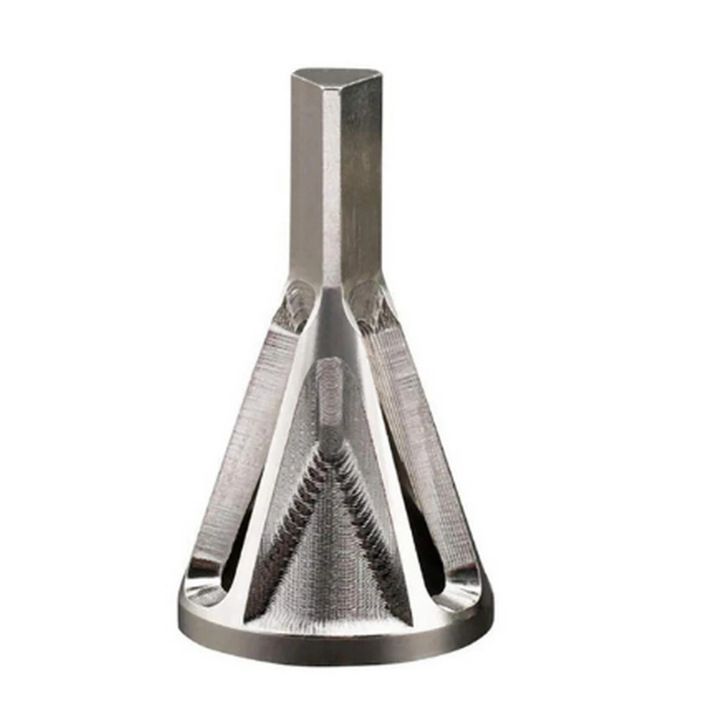 

Deburring External Chamfer Tool Stainless Steel Six Slots Triangle Shank Removing Burr Drill Bit Metal Drilling Tool Silver