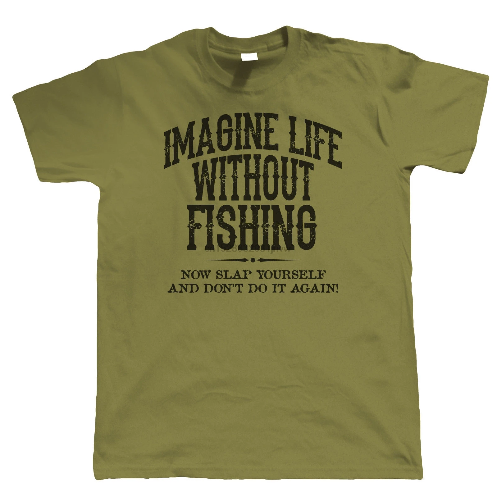 La vie sans Pêche Hommes T Shirt Carp Coarse Sea Fly Angler Cadeau Pour Lui Papa 