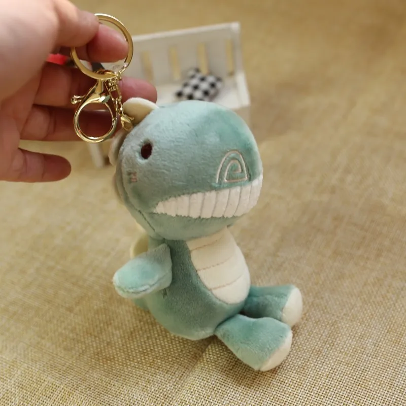 

Cute Plush Toys Go yun long Little Dinosaur T-Rex Doll Doll Women's Couples Keychain School Bag Package Pendant