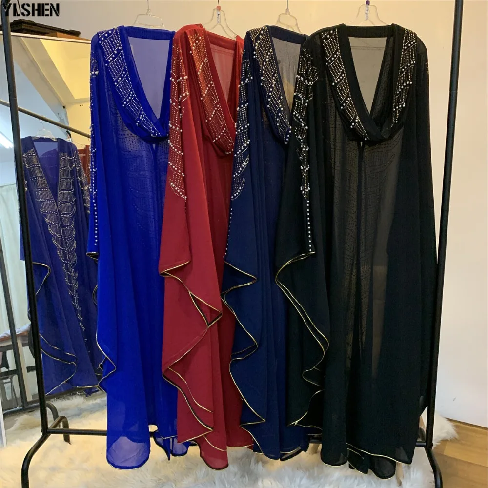 Muslim Dress African Dresses for Women Clothes Plus Size Dashiki Diamond African Dress Hijab Abayas Dubai Robe Africa Clothing 31