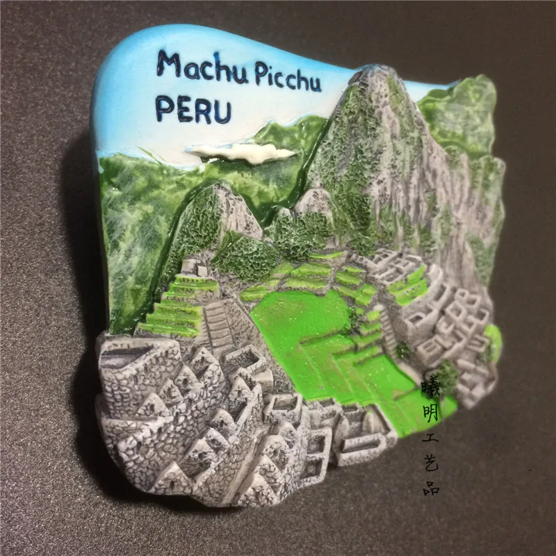 Peru Machu Picchu руины холодильник магнит Смола туристический сувенир Перу магнитные стикеры на холодильник украшения для кухни подарок