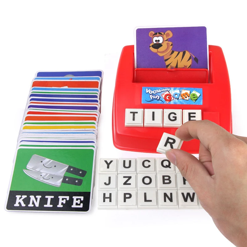 English Spelling Kids Gifts Alphabet Letter Early Game Learning Educational Toy 