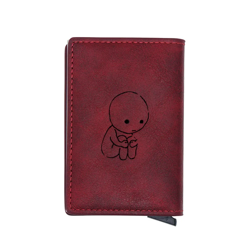

Funny Lonely Person Credit Card Holder Wallet Men Women PU Leather Slim Small Short Purse
