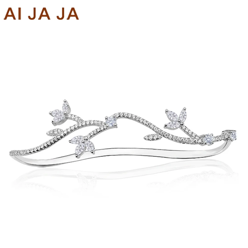 AIJAJA Luxury Designer Brand Plant Hand Bracelets for Women Bangles Love Cute Palm Bracelet Jewelry Gifts Bulk Items Wholesale AIJAJA Luxury Designer Brand Plant Hand Bracelets for Women Bangles Love Cute Palm Bracelet Jewelry Gifts Bulk Items Wholesale