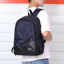 WENYUJH 2019 школьный модный мужской Школьный рюкзак сумки для мальчиков и девочек-подростков USB зарядка компьютер Противоугонный рюкзак для