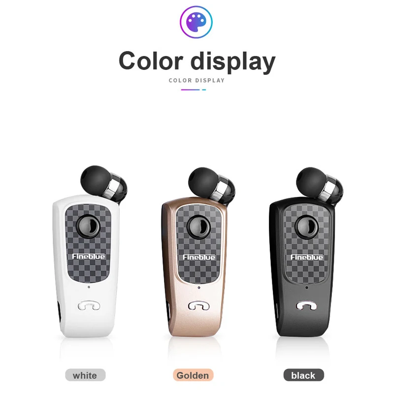 Fineblue F PLUS pk f910 беспроводной клип-он Bluetooth V4.0 наушники-вкладыши Вибрация Hands-free поддержка для IOS и Android системы