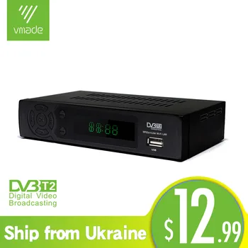 

Hot sale in Ukraine DVB-T2 Decoder 1080p MPEG4 H.264 DVB T2 Set Top Box Built-in Network port support YouTube dvb t2 Terrestrial