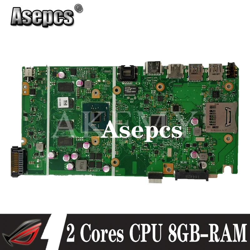 NEW!X541SA mainboard REV 2.0 For Asus X541 X541S X541SA laptop motherboard Test ok 2 Cores CPU + 8GB-RAM | Компьютеры и офис
