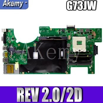 

G73JW For ASUS G73 G73J G73JW mainboard 4 slots RAM laptop motherboard 2D Connector REV2.0 Test work 100%
