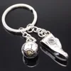 1pc Creative Soccer Shoes Keychain Metal Football Ball Keyring Bag Pendant for Sports Souvenir Fan Gift Board Game Metal Toy ► Photo 2/6
