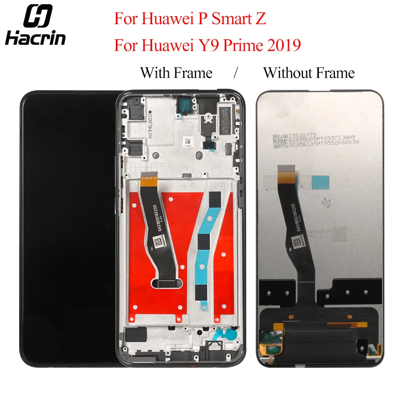 

Display For Huawei P Smart Z LCD Display Touch Screen With Frame Digitizer Assembly Screen Replacement for Huawei Y9 Prime 2019