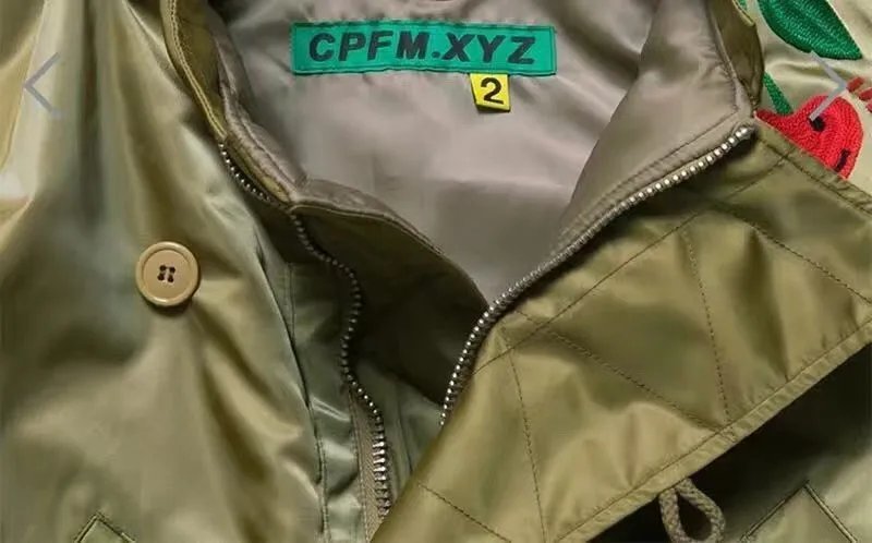 2020 CPFM.XYZ серая WEIS хорошая куртка бомбер для мужчин и женщин 1:1 лучшее качество