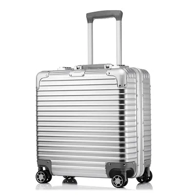 

Computer Business Travel Trolley 18-Inch Men's Aluminum Frame Box Luggage PC Boarding Bag Universal Wheel Ultra-Light Travel Lug