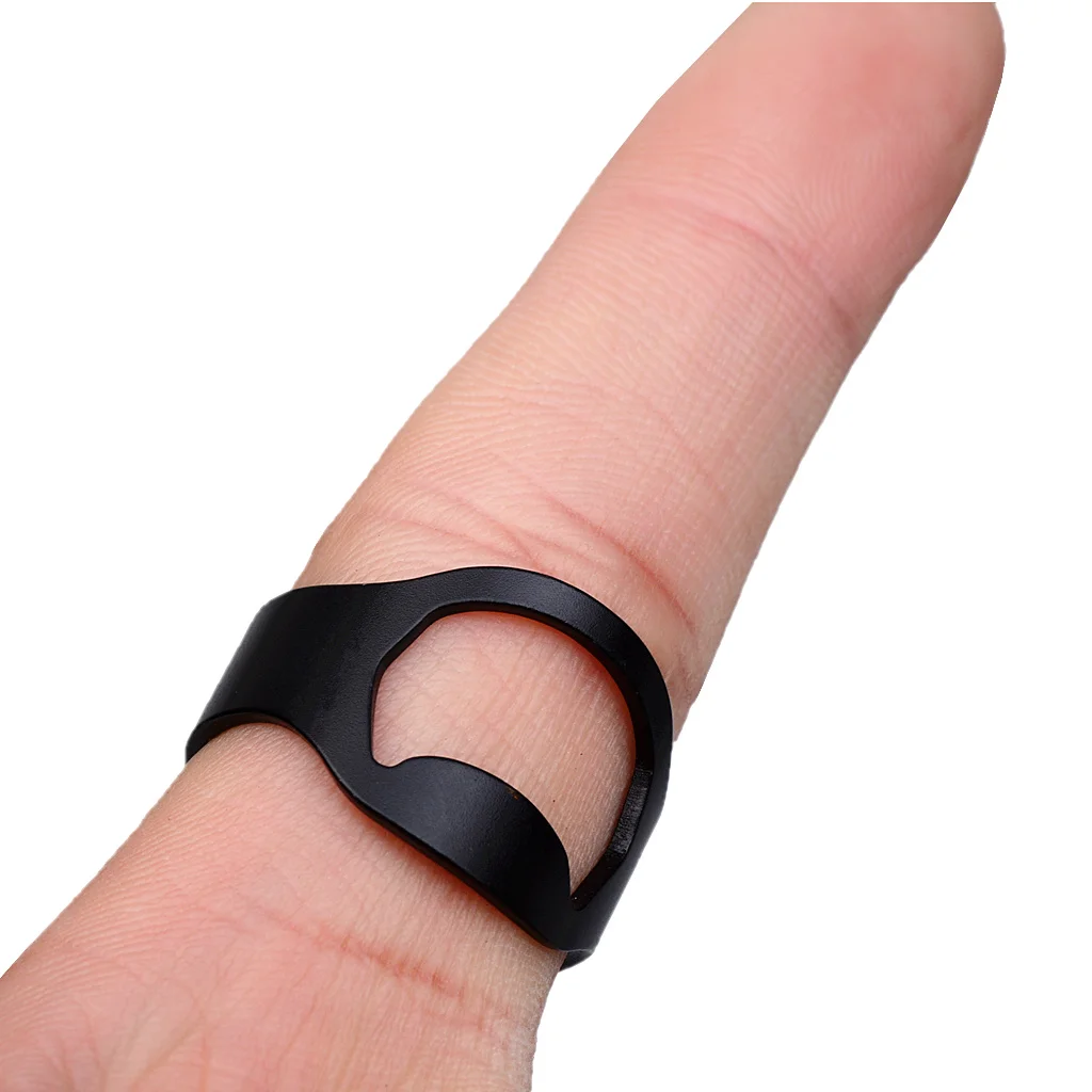1pcs 22mm Multi-function Ring-Shape Beer Opener Finger Ring Bottle Opener Stainless Steel Ring Bier Open Tool For Bar Home Party