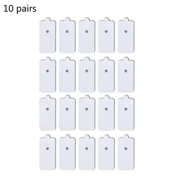 

10 Pair Electrode Pads Electric Tens Acupuncture Digital Therapy Machine Patch E65F