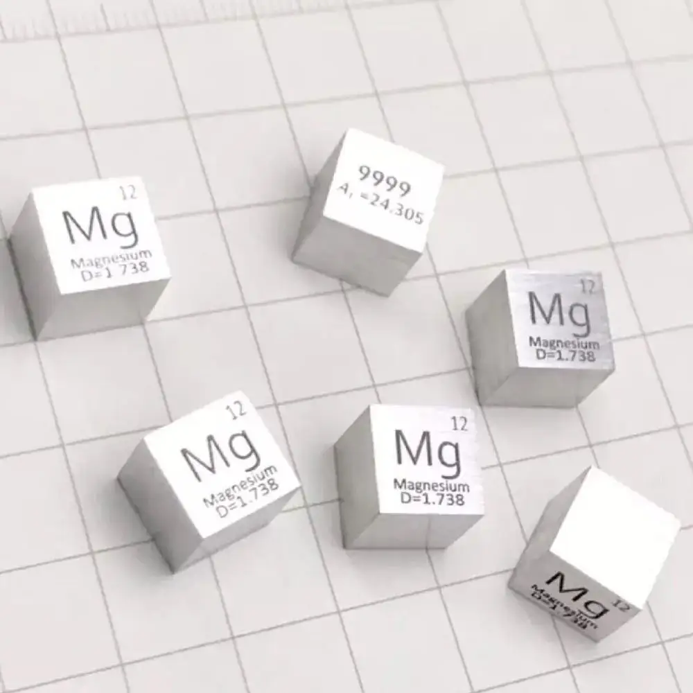 Magnesium Table Cube Periodic Table Pure Magnesium Mg 10mm Mg 